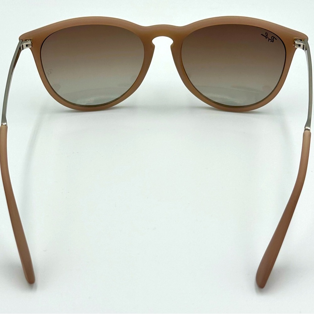 Ray-Ban Erika Classic Sunglasses RB4171 54mm Matte Sand w/ Gradient Brown Lens - Picture 7 of 9